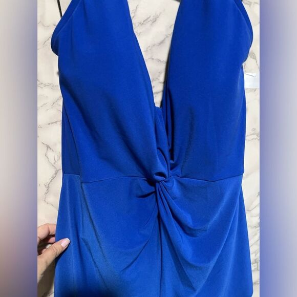 Magicsuit Theresa Blue One Piece Swim Romper Size 8 - Picture 5 of 11